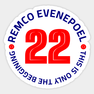 Evenepoel Champion - La Vuelta 2022 (The Beginning) Sticker